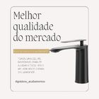 Torneira De Banheiro Moscou Preto Misturador Quente Frio Gold