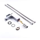 Torneira De Banheiro Pompa Monocomando Quadrada Metal Cromad