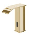 Torneira De Banheiro Sensor Automático New York Dourada Aço I