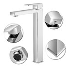 Torneira de Pia para Banheiro com Bica Alta Cromada Definite Stoc