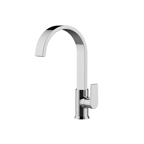 Torneira de Pia para Banheiro com Bica Alta Cromado Leaf Curv Kohler