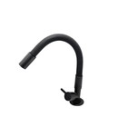 Torneira de Pia para Banheiro com Bica Média Flexível Preto Fosco Civitt