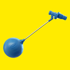 Torneira De Bóia Balão Tipo Bola Azul Rosca: 1/2 E 3/4