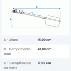 Torneira De Bóia Haste Abs Fortlev