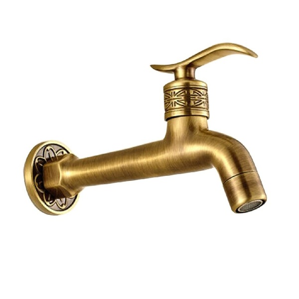 Torneira De Bronze Rústico Retro Vintage P/ Jardim Tanque