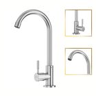 Torneira De Cozinha Cairo Aço Inox Giro De 360°