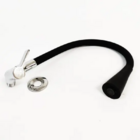 Torneira De Cozinha Cone Preto/black C-70 Gourmet Casagrande