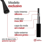 Torneira De Cozinha Cone Preto/black C-70 Gourmet Casagrande