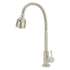 Torneira De Cozinha De Mesa Gourmet Inox Escovado Luxo 1/4v.