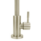 Torneira De Cozinha De Mesa Gourmet Inox Escovado Luxo 1/4v.