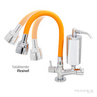 Torneira De Cozinha De Mesa Laranja Com Filtro Blindado Croma