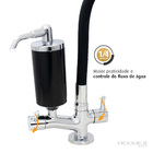 Torneira De Cozinha De Mesa Preto Com Filtro Blindado Preto C