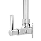 Torneira De Cozinha De Parede Tubo Gourmet Luxo 1/4v. Prateado