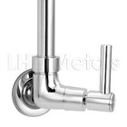 Torneira De Cozinha De Parede Tubo Gourmet Luxo 1/4v. Prateado