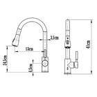 Torneira De Cozinha Extensível Gourmet Luxo Bancada Pia Mistu