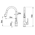 Torneira De Cozinha Extensível Gourmet Luxo Bancada Pia Mistu