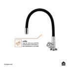 Torneira De Cozinha Flexivel Mesa Itaguari Pingoo.casa - Preto