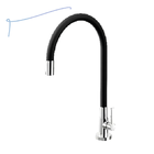 Torneira De Cozinha Gourmet Bancada Flexível Safira C63