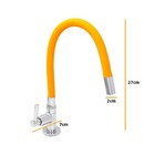 Torneira De Cozinha Gourmet Com Arejador Fixo De Mesa Flexíve