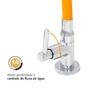 Torneira De Cozinha Gourmet Com Arejador Fixo De Mesa Flexíve