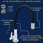 Torneira De Cozinha Gourmet Com Arejador Fixo De Mesa Flexíve