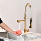 Torneira De Cozinha Gourmet Dourada Luxo Monocomando Inox