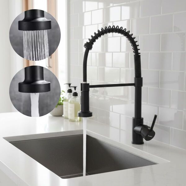 Torneira de Cozinha Gourmet Luxo  Monocomando Bancada Flexíve