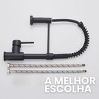 Torneira de Cozinha Gourmet Luxo  Monocomando Bancada Flexíve