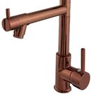 Torneira De Cozinha Gourmet Monocomando Rose Gold Bancada