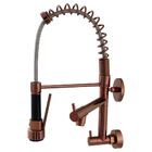 Torneira De Cozinha Gourmet Monocomando Rose Gold Parede