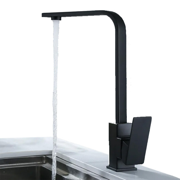 Torneira De Cozinha Gourmet Preta Monocomando Misturador Quen