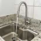 Torneira De Cozinha Inox Escovado Bico Extensivel Bancada Ilh