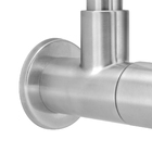 Torneira De Cozinha Inox Parede Flexível Gourmet Cinza/gray