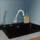 Torneira De Cozinha Metal Bica Movel Luxo De Parede 1/4v