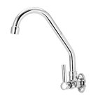 Torneira De Cozinha Metal Bica Movel Luxo De Parede 1/4v Del