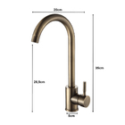 Torneira de Cozinha Misturador Monocomando Água Quente e Fria