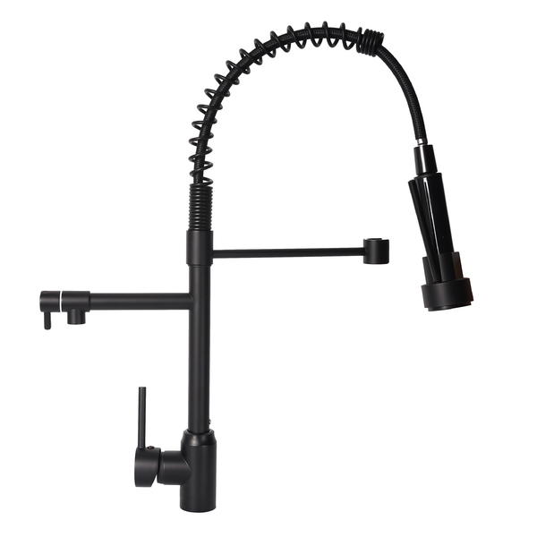 Torneira De Cozinha Monocomando Extensível Preto