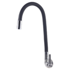 Torneira De Cozinha Parede Gourmet Preta Flexivel C-51