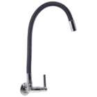 Torneira De Cozinha Parede Gourmet Preta Flexivel C-51