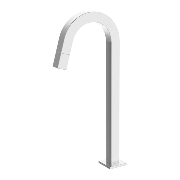 Torneira De Cuba Lavatório Quadrada Bica Alta Cromada 1/4v