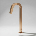 Torneira De Cuba Rose Gold Lavatório Quadrado Bica Alta 1/4v