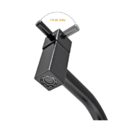 Torneira De Cuba Sigma Metais Lucca Baixa 1197 Preto Fosco