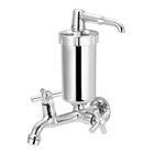 Torneira De Filtro Reta Parede Cozinha 1/4v Prateado