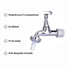 Torneira De Jardim - 1128 - Cromado - C20