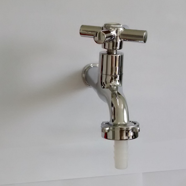 Torneira De Jardim 1130 C34 1/4 Volta Metal Cromado Com Bico