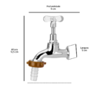 Torneira De Jardim 1/2 Por 3/4