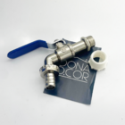 Torneira De Jardim Tanque Metal 1/2 X 3/4 Registro Esfera Lav