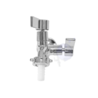 Torneira De Máquina E Tanque Alavanca Quadrada Com 2 Saídas C