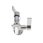 Torneira De Máquina E Tanque Alavanca Quadrada Com 2 Saídas C