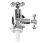 Torneira De Máquina E Tanque Linha Romana Com 2 Saídas 9914